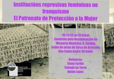 Acto sobre o “Patronato de Protección a la Mujer” na Coruña.